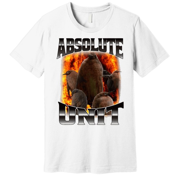 Pesto Penguin Absolute Unit Bootleg Rap Fire Premium T-Shirt