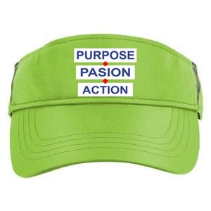 Purpose Passion Action Adult Drive Performance Visor