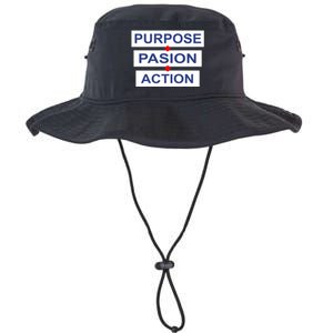 Purpose Passion Action Legacy Cool Fit Booney Bucket Hat