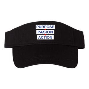 Purpose Passion Action Valucap Bio-Washed Visor