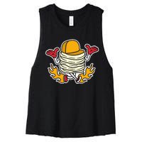 Pancake Women's Racerback Cropped Tank