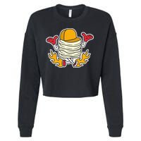 Pancake Cropped Pullover Crew