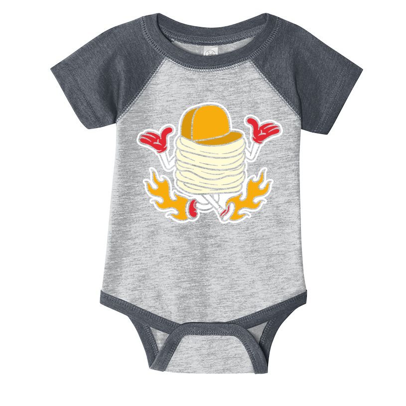 Pancake Infant Baby Jersey Bodysuit