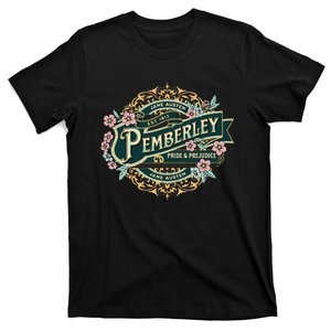 Pemberley Pride And Prejudice Jane Austen T-Shirt