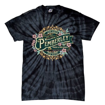 Pemberley Pride And Prejudice Jane Austen Tie-Dye T-Shirt