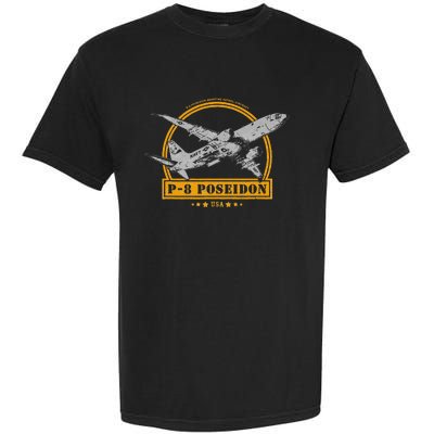 P8 Poseidon Aircraft Garment-Dyed Heavyweight T-Shirt