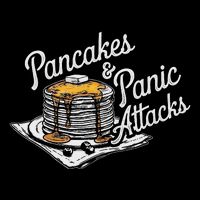 Pancakes & Panic Attacks Funny Drawstring Bag