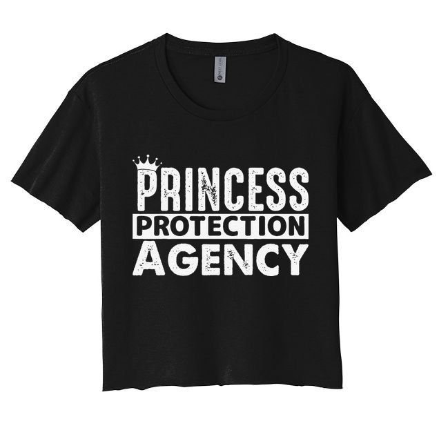 Princess Protection Agency Father Daughter Fathers Day Crop Top