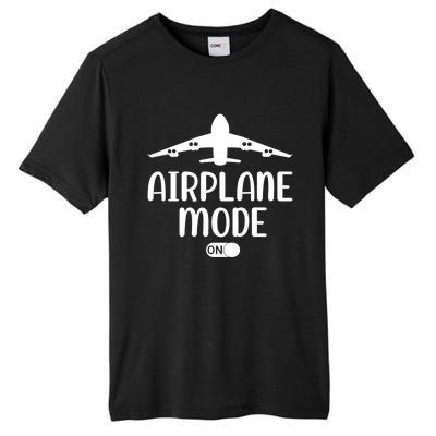 Passenger Plane Airport Pilot Plane Airplane Mode On Gift Tall Fusion ChromaSoft Performance T-Shirt