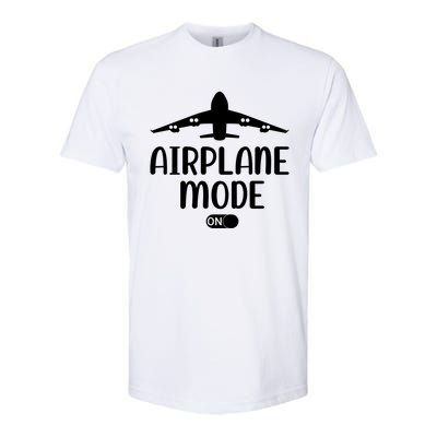 Passenger Plane Airport Pilot Plane Airplane Mode On Gift Softstyle CVC T-Shirt