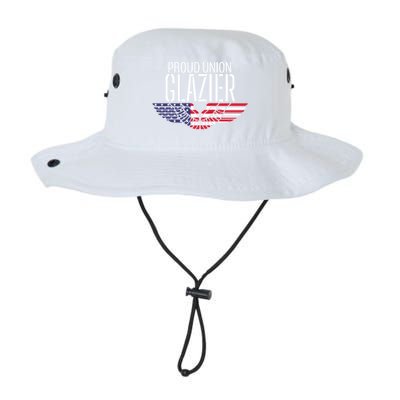 Patriotic Proud American Pro Trade Union Window Glazier Funny Gift Legacy Cool Fit Booney Bucket Hat