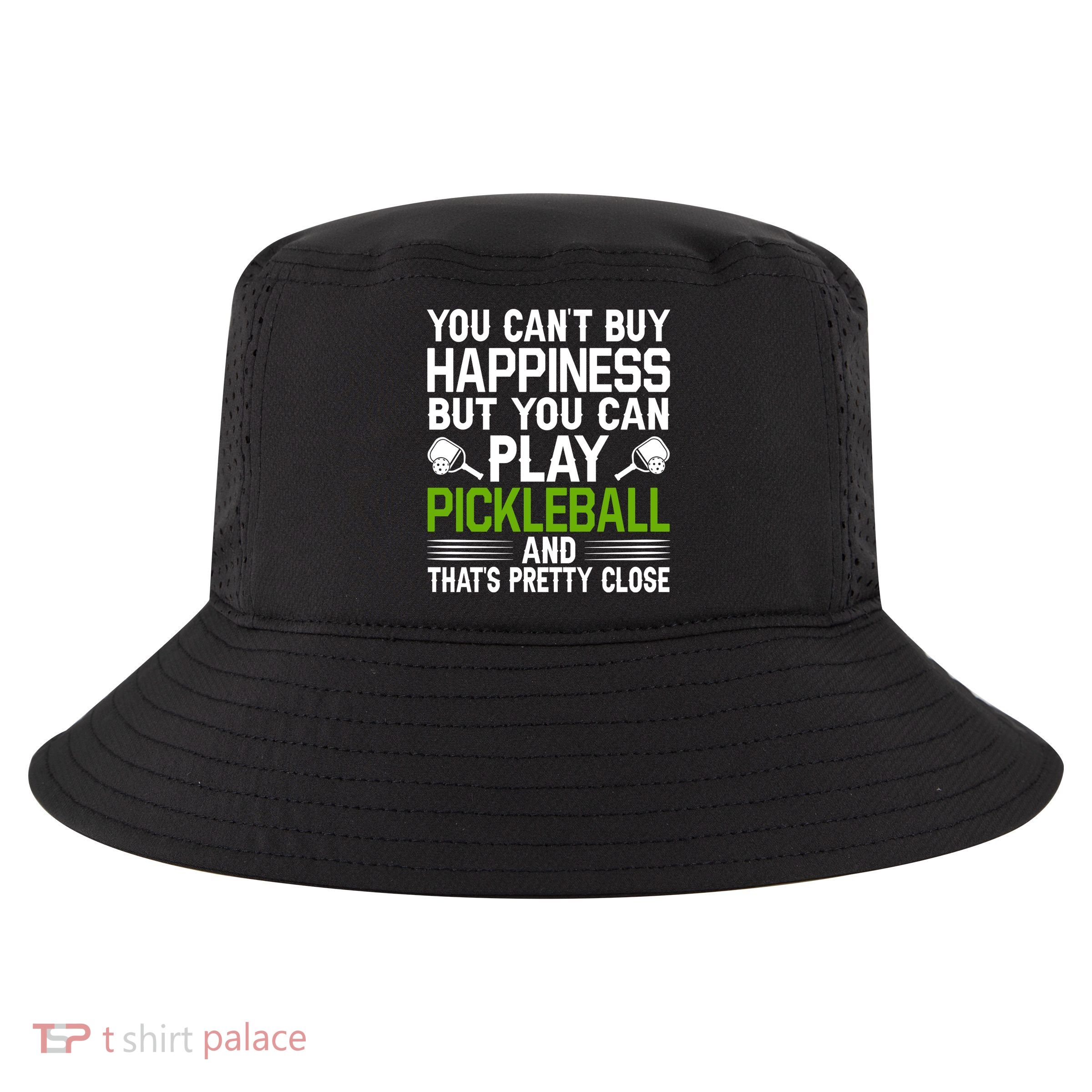 Play Pickleball And That's Pretty Close Pickleball Paddle Cool Comfort Performance Bucket Hat