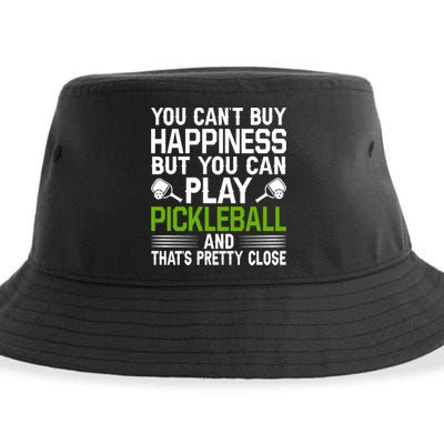 Play Pickleball And That's Pretty Close Pickleball Paddle Sustainable Bucket Hat