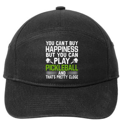 Play Pickleball And That's Pretty Close Pickleball Paddle 7-Panel Snapback Hat