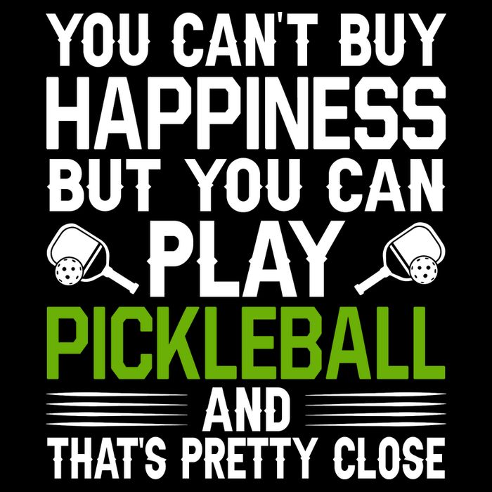Play Pickleball And That's Pretty Close Pickleball Paddle Drawstring Bag