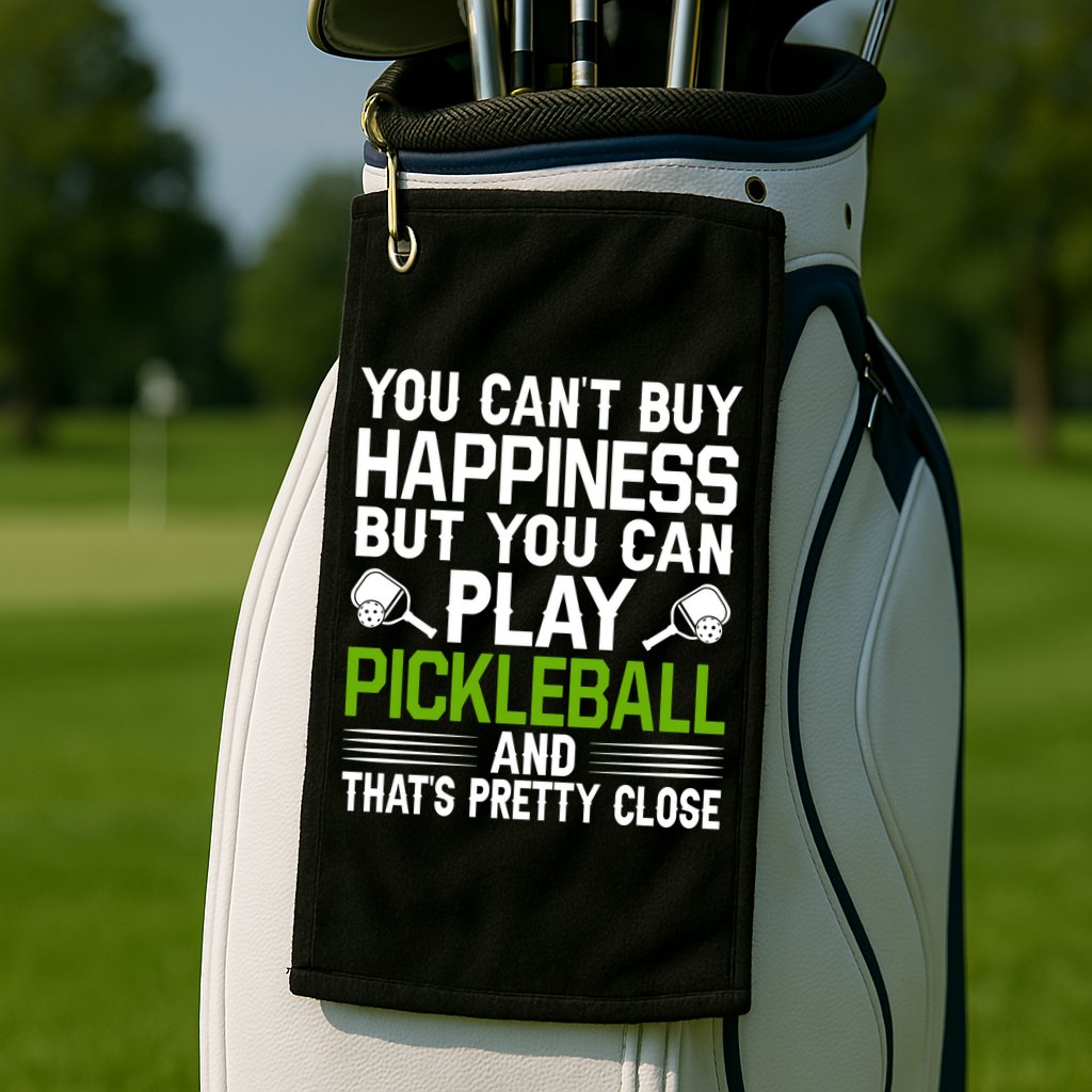 Play Pickleball And That's Pretty Close Pickleball Paddle Golf Towel
