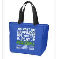 Play Pickleball And That's Pretty Close Pickleball Paddle Zip Tote Bag