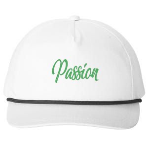 Passion Snapback Five-Panel Rope Hat