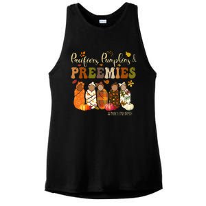 Pacifiers Pumpkins And Preemies Fall Autumn Nicu Nurse Ladies PosiCharge Tri-Blend Wicking Tank