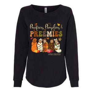 Pacifiers Pumpkins And Preemies Fall Autumn Nicu Nurse Womens California Wash Sweatshirt