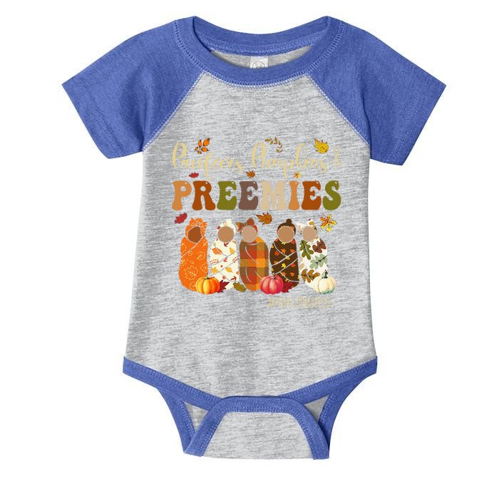 Pacifiers Pumpkins And Preemies Fall Autumn Nicu Nurse Infant Baby Jersey Bodysuit