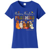 Pacifiers Pumpkins And Preemies Fall Autumn Nicu Nurse Women's T-Shirt