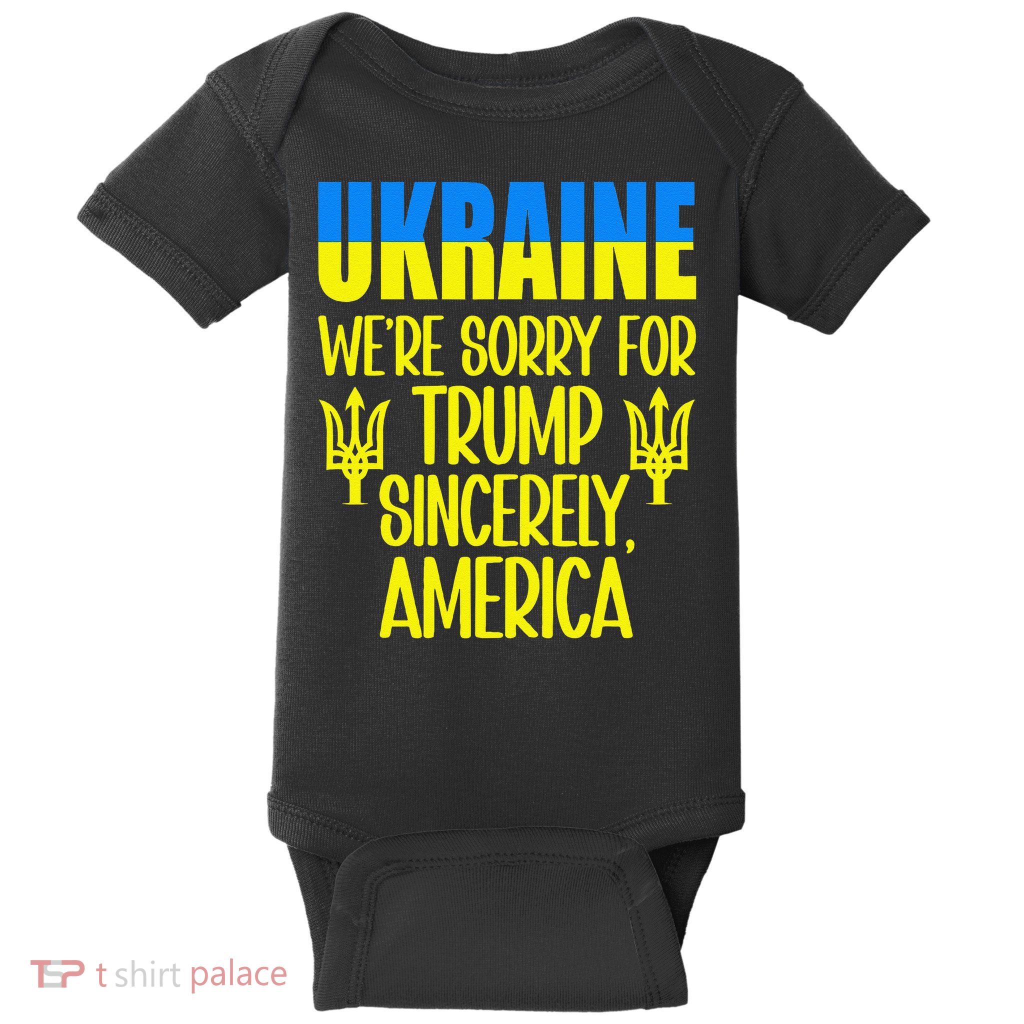 Pro-Ukraine Political Activism Were Sorry for Trump Baby Bodysuit