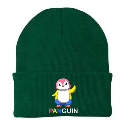 Pansexual Penguin A Colorful Pansexual Panguin Gift Knit Cap Winter Beanie