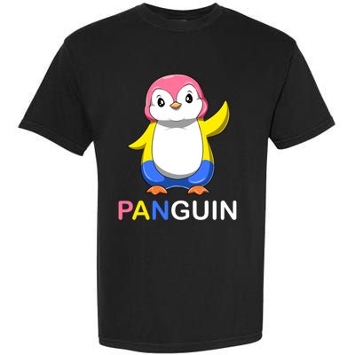 Pansexual Penguin A Colorful Pansexual Panguin Gift Garment-Dyed Heavyweight T-Shirt