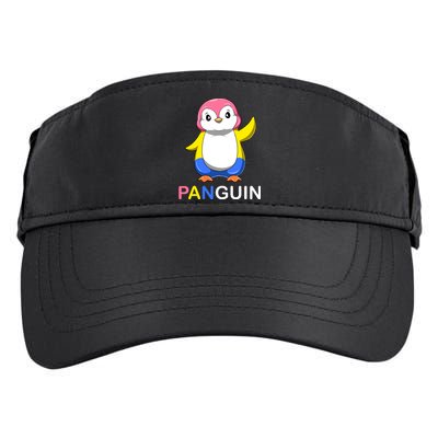 Pansexual Penguin A Colorful Pansexual Panguin Gift Adult Drive Performance Visor