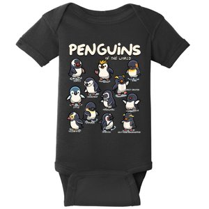 Penguin Penguins Animals Of The World Penguin Lovers Baby Bodysuit