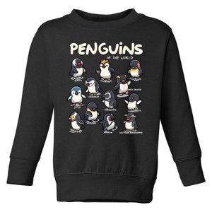 Penguin Penguins Animals Of The World Penguin Lovers Toddler Sweatshirt