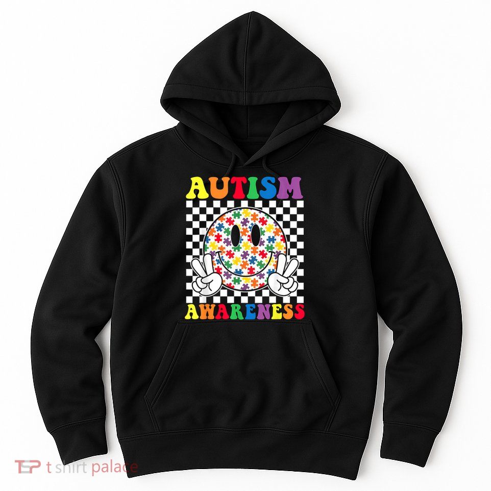 Puzzle Piece Autism Awareness Month Autistic Boys Girls Kids Hoodie