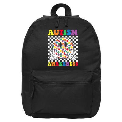 Puzzle Piece Autism Awareness Month Autistic Boys Girls Kids 16 in Basic Backpack