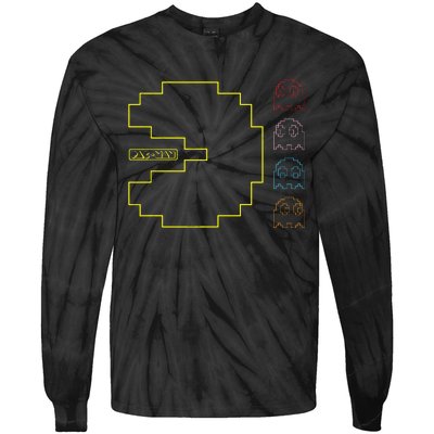 PACMAN Tie-Dye Long Sleeve Shirt