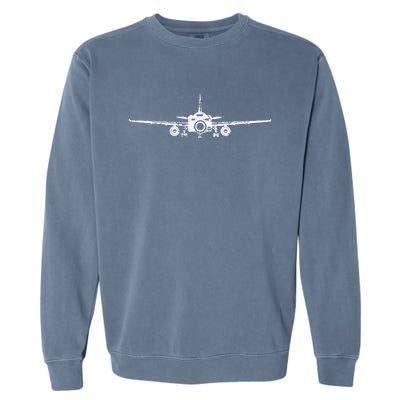 Planespotter Photographer Airplane Spotter Camera Hobby Gift Garment-Dyed Sweatshirt