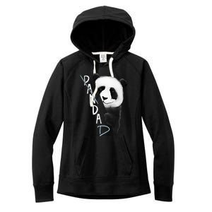 Pandad Panda Bear Bad Dad Joke Fathers Day Gift Women's Fleece Hoodie