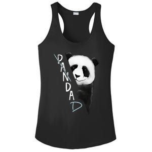 Pandad Panda Bear Bad Dad Joke Fathers Day Gift Ladies PosiCharge Competitor Racerback Tank