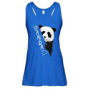 Pandad Panda Bear Bad Dad Joke Fathers Day Gift Ladies Essential Flowy Tank