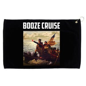 Political Party Booze Cruise Shades & Red Cups Grommeted Golf Towel