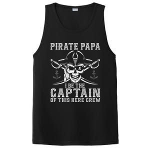 Pirate Papa Be The Captain Of This Here Crew Father's Day PosiCharge Competitor Tank