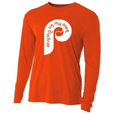 Philly Philadelphia Baseball I Keep Dancing On My Own Cooling Performance Long Sleeve Crew