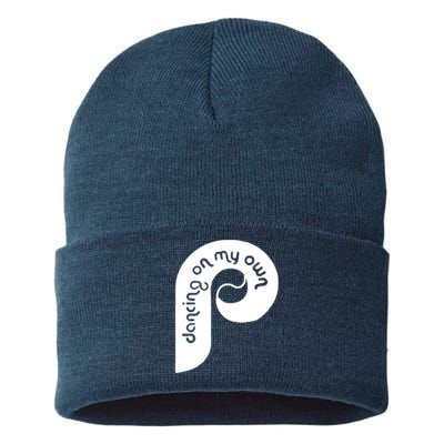 Philly Philadelphia Baseball I Keep Dancing On My Own Sustainable Knit Beanie