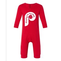 Philly Philadelphia Baseball I Keep Dancing On My Own Infant Fleece One Piece