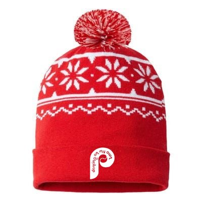 Philly Philadelphia Baseball I Keep Dancing On My Own USA-Made Snowflake Beanie