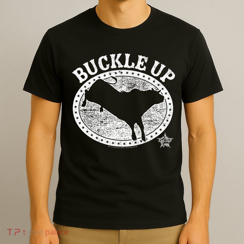 Pbr Professional Bull Riders Buckle Up T-Shirt