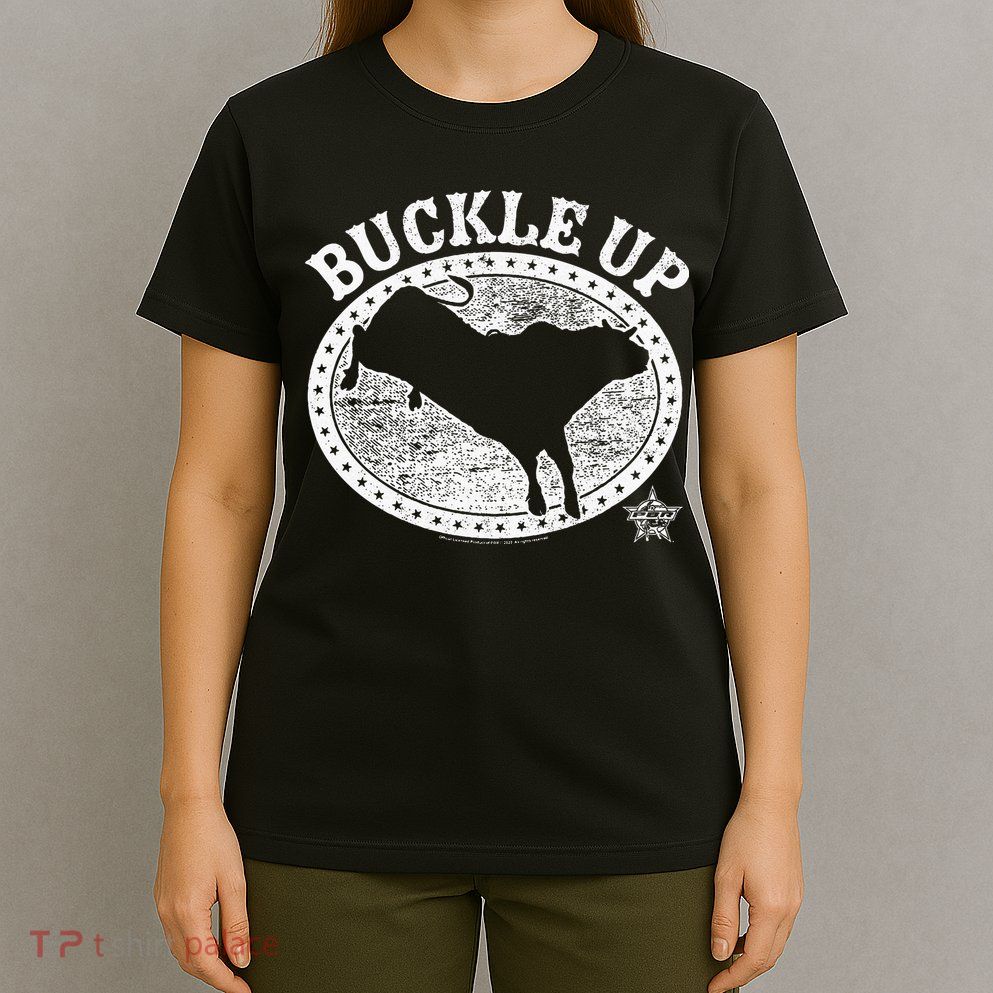Pbr Professional Bull Riders Buckle Up T-Shirt