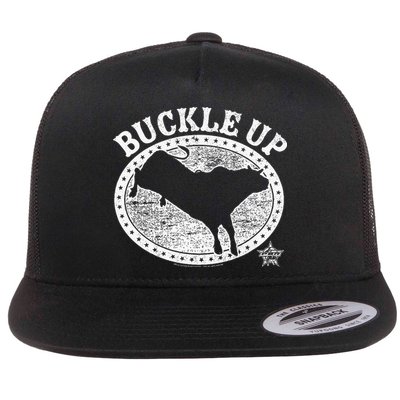 Pbr Professional Bull Riders Buckle Up Flatbill Hat