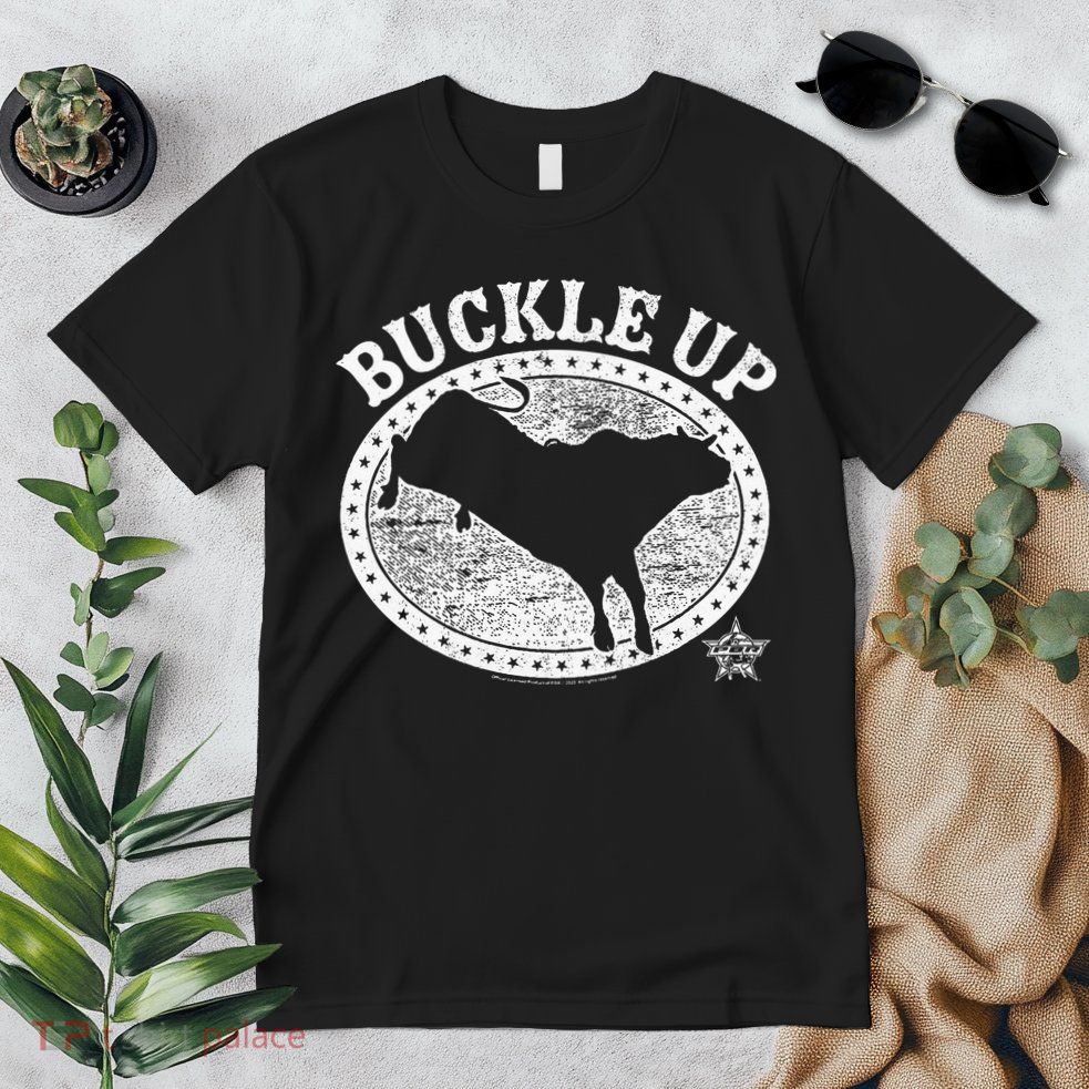Pbr Professional Bull Riders Buckle Up Premium T-Shirt