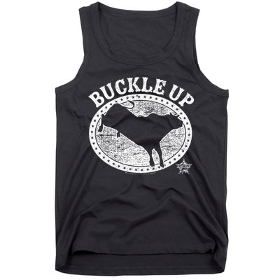 Pbr Professional Bull Riders Buckle Up Tank Top